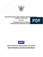 Peraturan Kepala Arsip Nasional RI Nomor 14 Tahun 2014 Tentang Struktur Organisasi