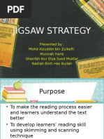 Jigsaw reading activity | Reading Comprehension | Teaching And Learning
