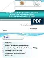 Presentation Sante-Procedure AMM Produits Dhygiene Et Sante