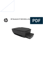 HPDeskJet GT5820 - User Guide