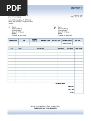 Sales Invoice