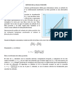 Método de La Falsa Posición