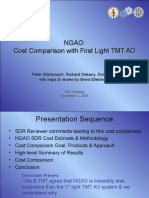 NFIRAOS Cost Comparison