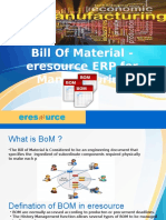 ERP Manufacturing BOM