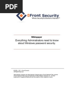 Everything Administrators Need To Know About Windows Password Security