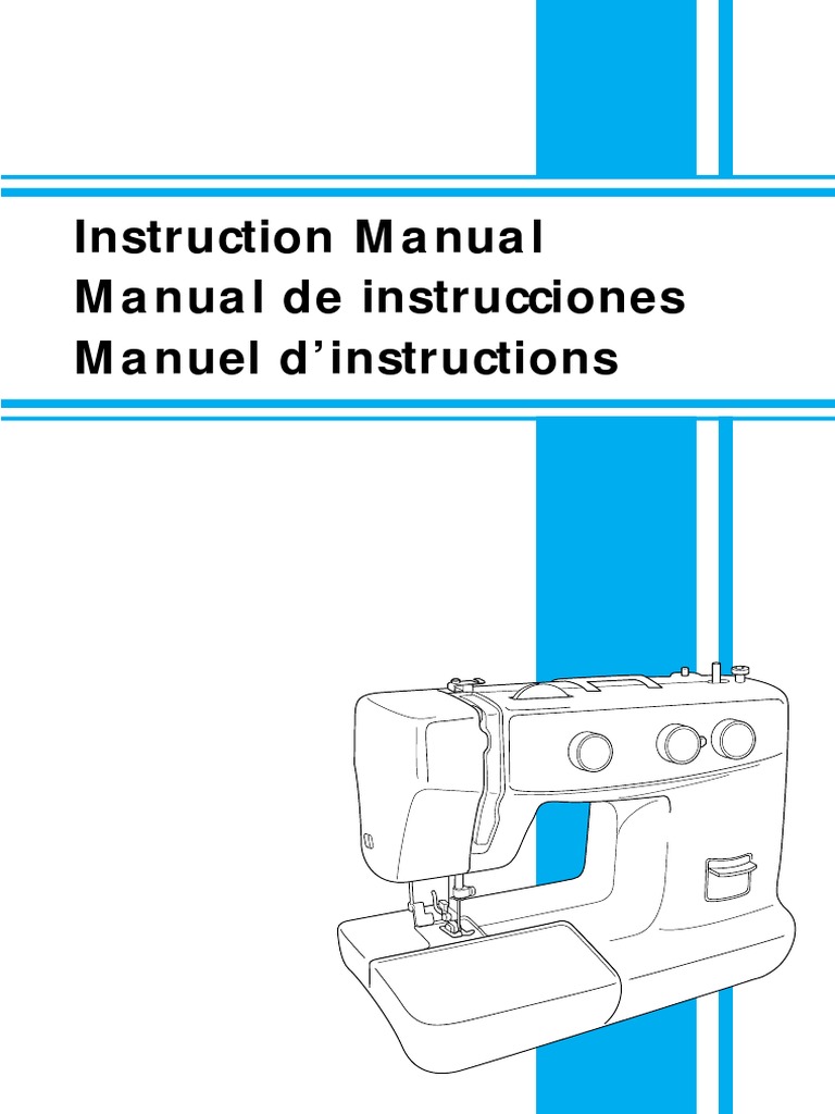 Safety Instructions for Operating a Sewing Machine PDF Clothing