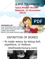 Learning and The Learner: "Guru Punca Pelajar Bosan" (Utusan Malaysia, 13 November 2012)