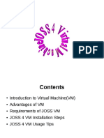 Joss4 VM Install Steps