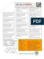 Family - Pre-Int+ - Con Cards & Matching Exercise