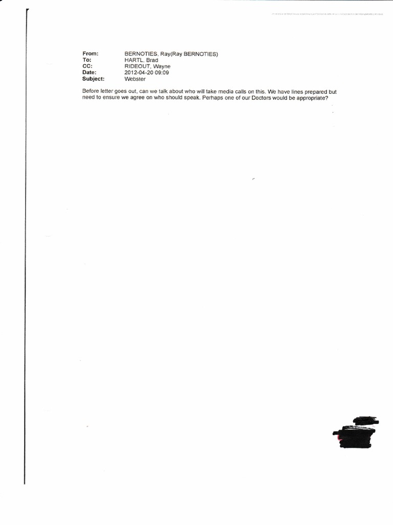 RCMP Communication on Dr. Webster | PDF | Psychologist | Health Care