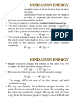 Ionisation Energy