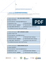 Gestor de Proyecto Educativo Tic