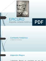 Epicuro Historia y Filosofia