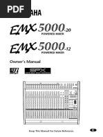 Yamaha EMX5000 12