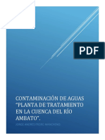 Contaminación del Río Ambato