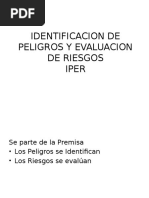 Identificacion de Peligros y Evaluacion de Riesgos