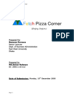 Business Plan On Pizza Corner