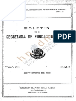 Boletin 1929 Tomo VIII Septiembre