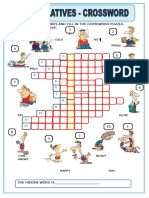 Fill in Crossword Puzzle Using Superlatives and Hidden Word