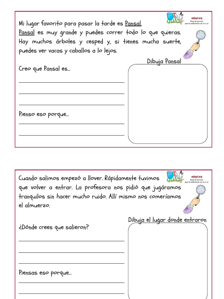 textos-cortos-inferencias | Ocio