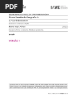 EXAME GEOG A (719 - 1 FASE) - V 1 (2016) PDF