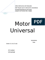 Trabajo de Maquinas II Motor Universal