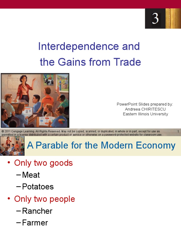 Chapter 03 - Interdependence & Gains From Trade | PDF | Comparative ...