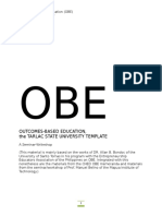 Outcomes-Based Education Framework for Tarlac State University