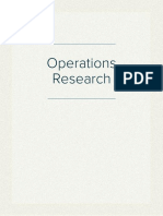 Operations Research