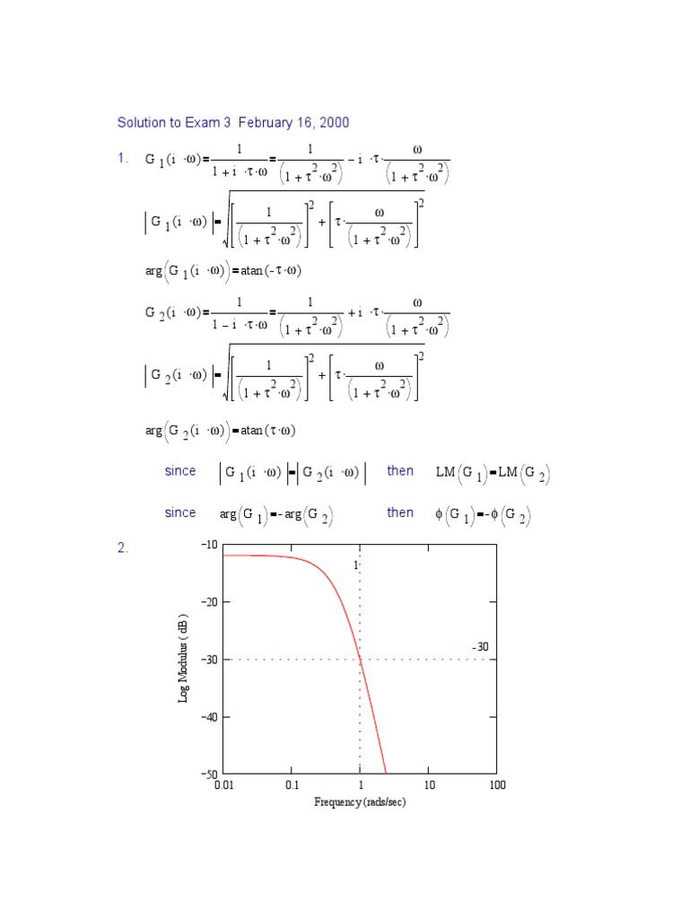Exam 3 Solution: Frequency Analysis | PDF | Teaching Methods ...