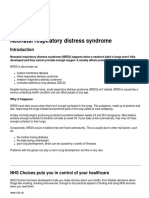 Neonatal Respiratory Distress Syndromenhschoices