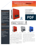 Primeiro Inversor Solar Fotovoltaico Nacional Certificado