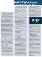 2016FRMPart1QuickSheet