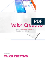 Plantilla Power Point 30 - 2003 - Valor Creativo