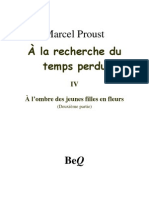 Marcel Proust - À la recherche du temps perdu IV (À l’ombre des jeunes filles en fleurs. Deuxième partie.)