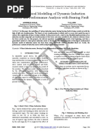 Mathematical Modeling of Dynamic Induction Motor With Bearing Fault