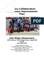 Literacy Collaborative Continuous Improvement Plan: Oak Ridge Elementary