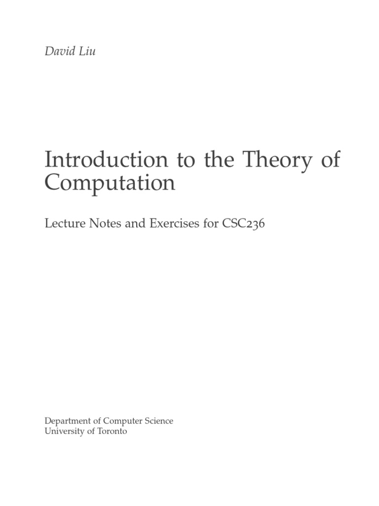David Liu Notes | PDF | Recursion | Mathematical Proof