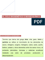 El Ciclo Biogenético o Biogeoquímico