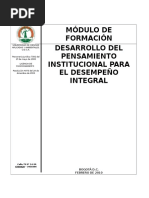 Pensamiento Institucional