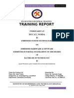 Embedded System Industrial Trainng Report