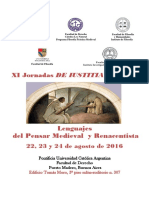 Xi Jornadas de Iustitia Et Iure Circular