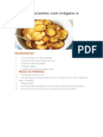 Batatas Crocantes Com Orégano e Limão