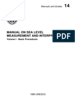 Manual on Sea Level Measurement