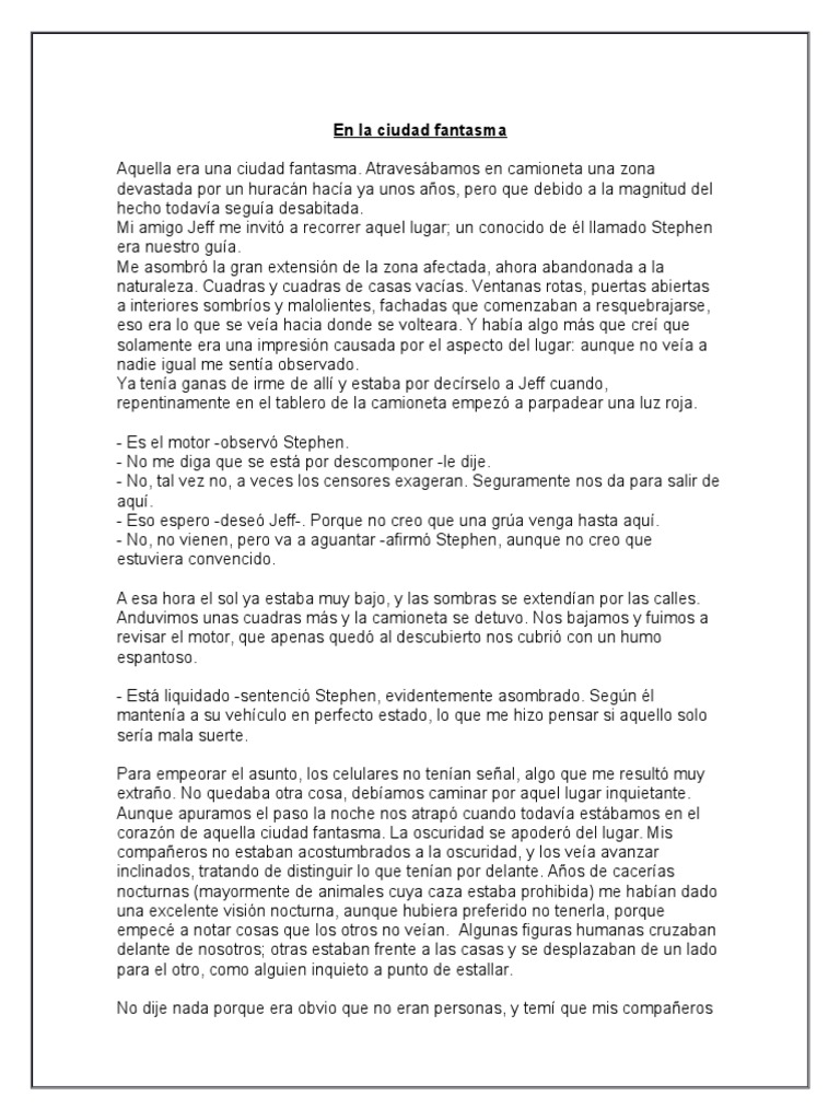 20 Cuentos de Terror