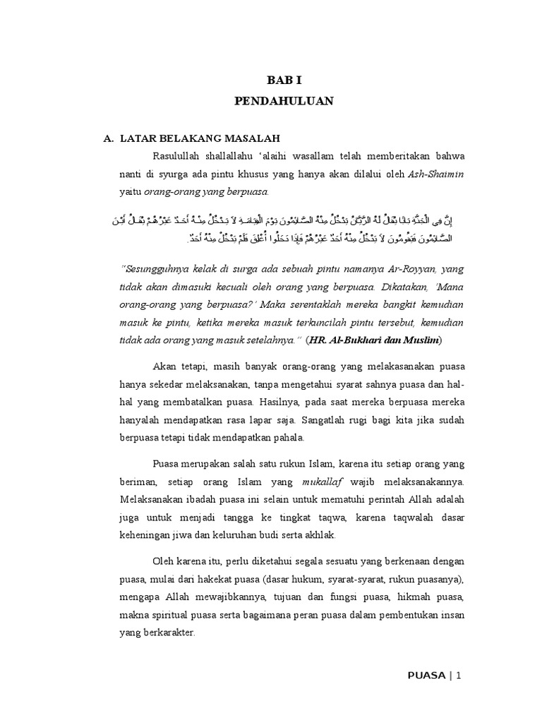 Makalah Puasa