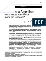 El Litio en La Argentina