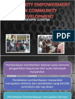 Community Empowerment Dan Community Development-2014