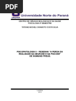 Trabalho Psicopatologia