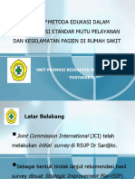 Kebijakan pemberian informasi dan edeukasi